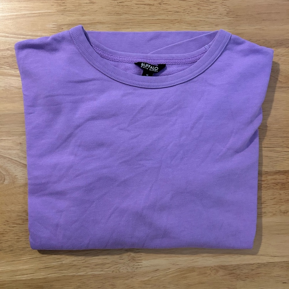 Buffalo David Bitton Purple Crewneck